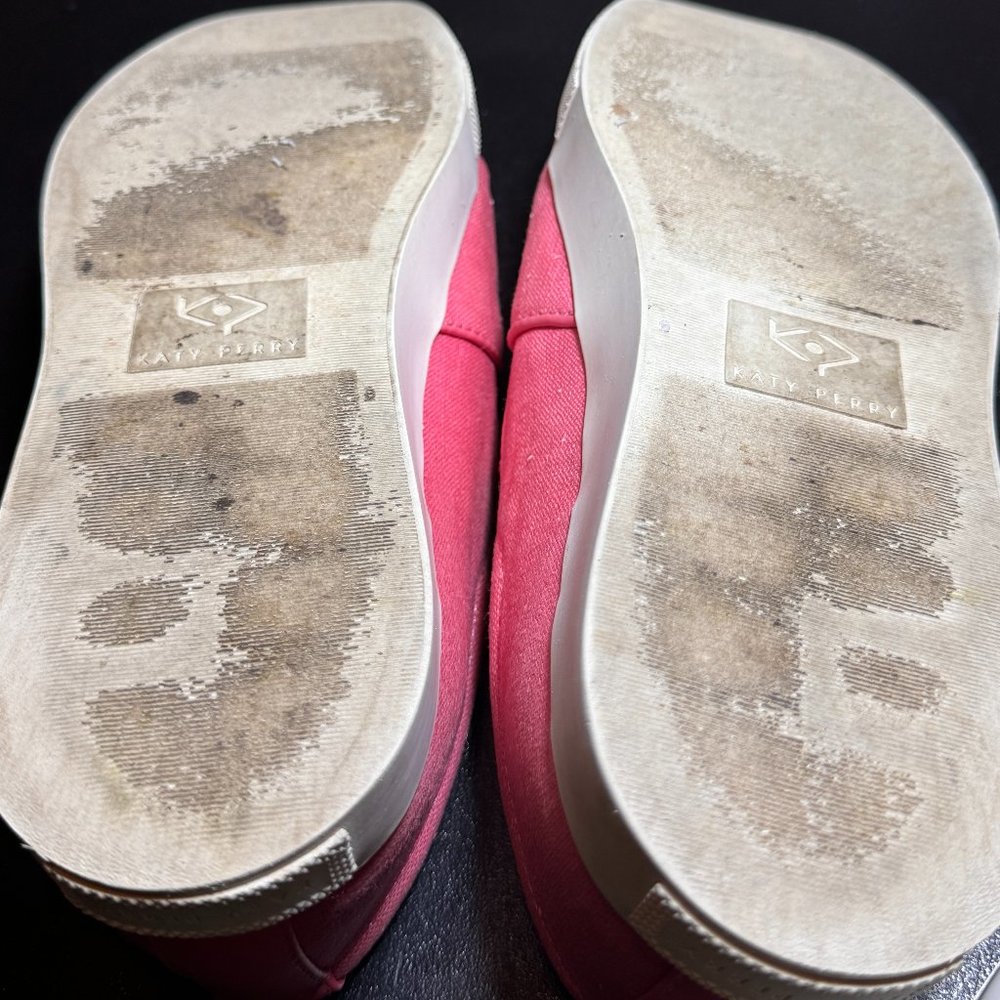 Katy Perry size 8 sneakers with palm tree - Picture 9 of 10